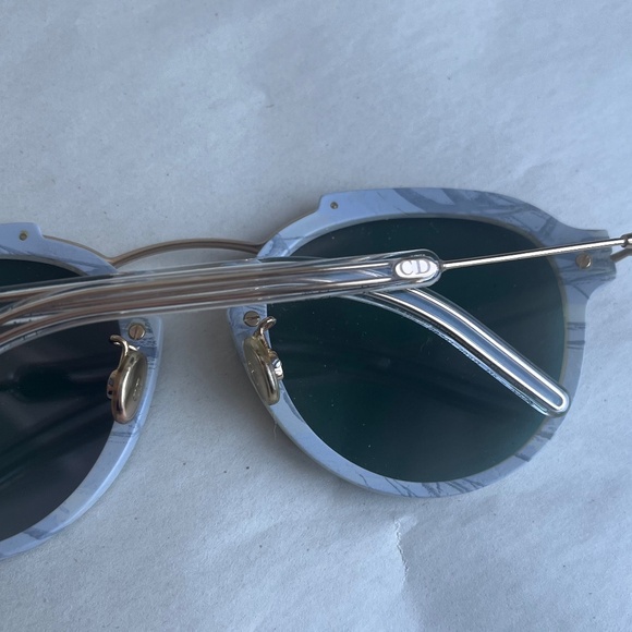 RARE Christian Dior Sunglasses‎ Round Mirrored Eclat GBZ0J 60mm Frame Pink Gold - Picture 16 of 16